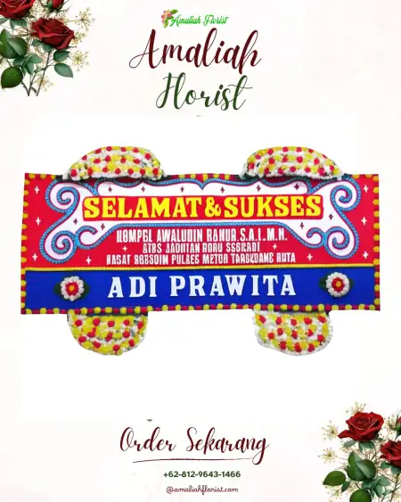 Papan Bunga Ucapan Selamat Tlogorejo